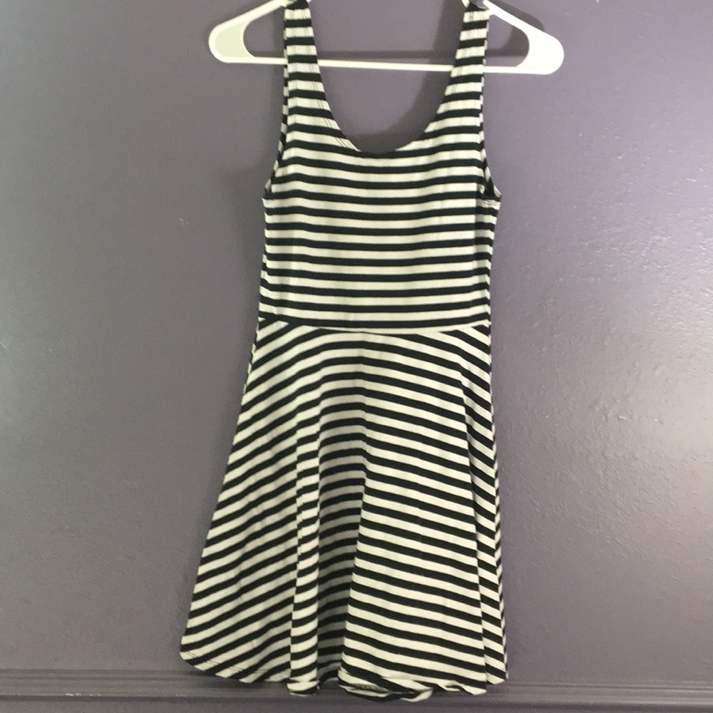 Black and white dress